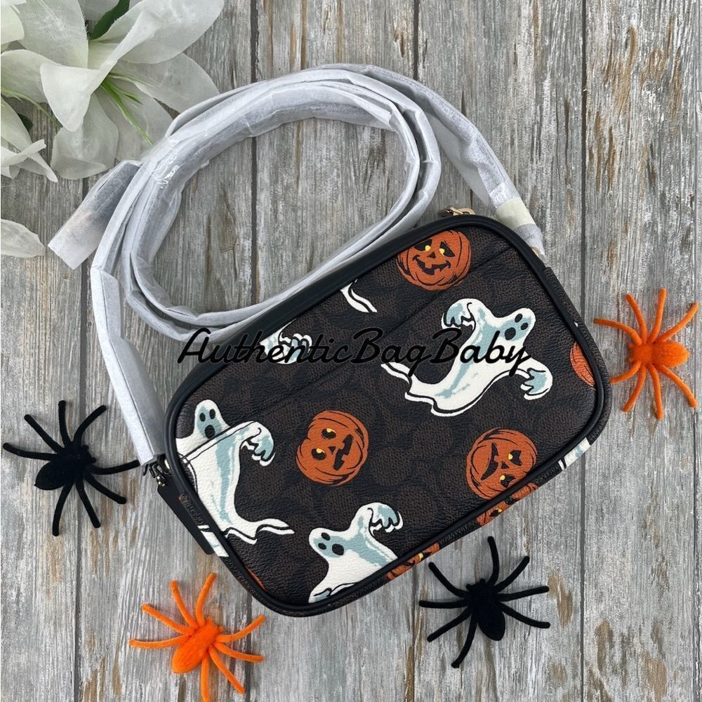 Coach Mini Jamie Camera Bag With Halloween Print - Picture 4 of 7